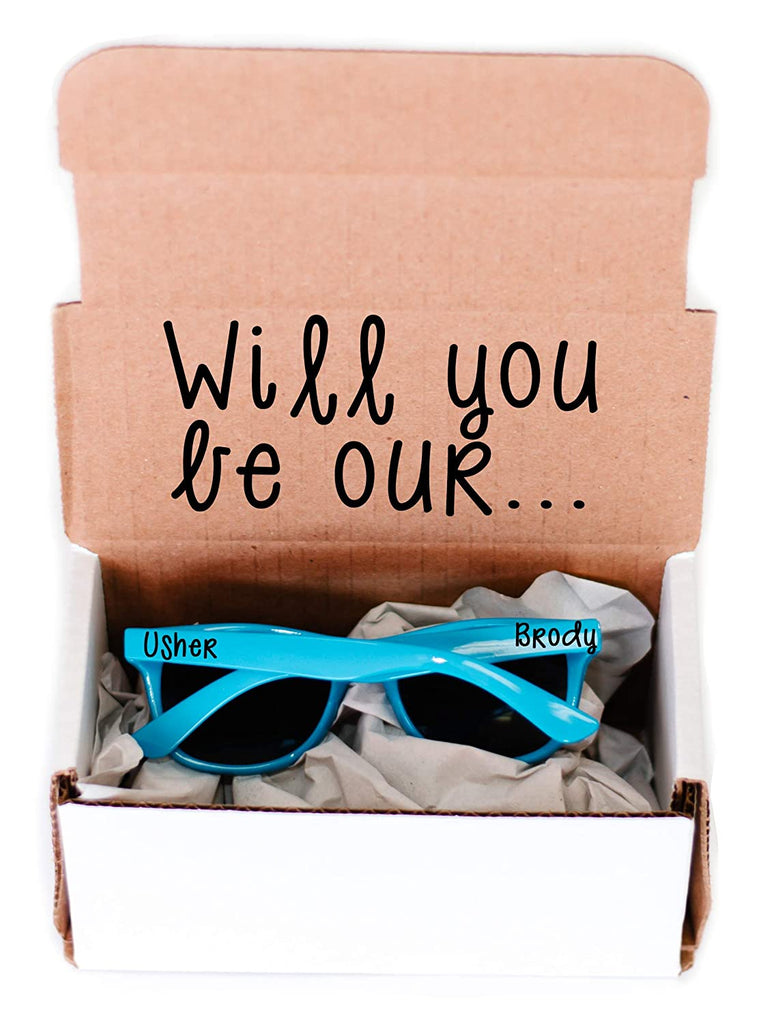 Will You Be Our Usher Sunglasses Proposal Box