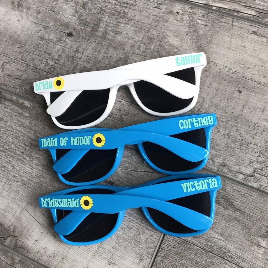 Maid of sales honor sunglasses