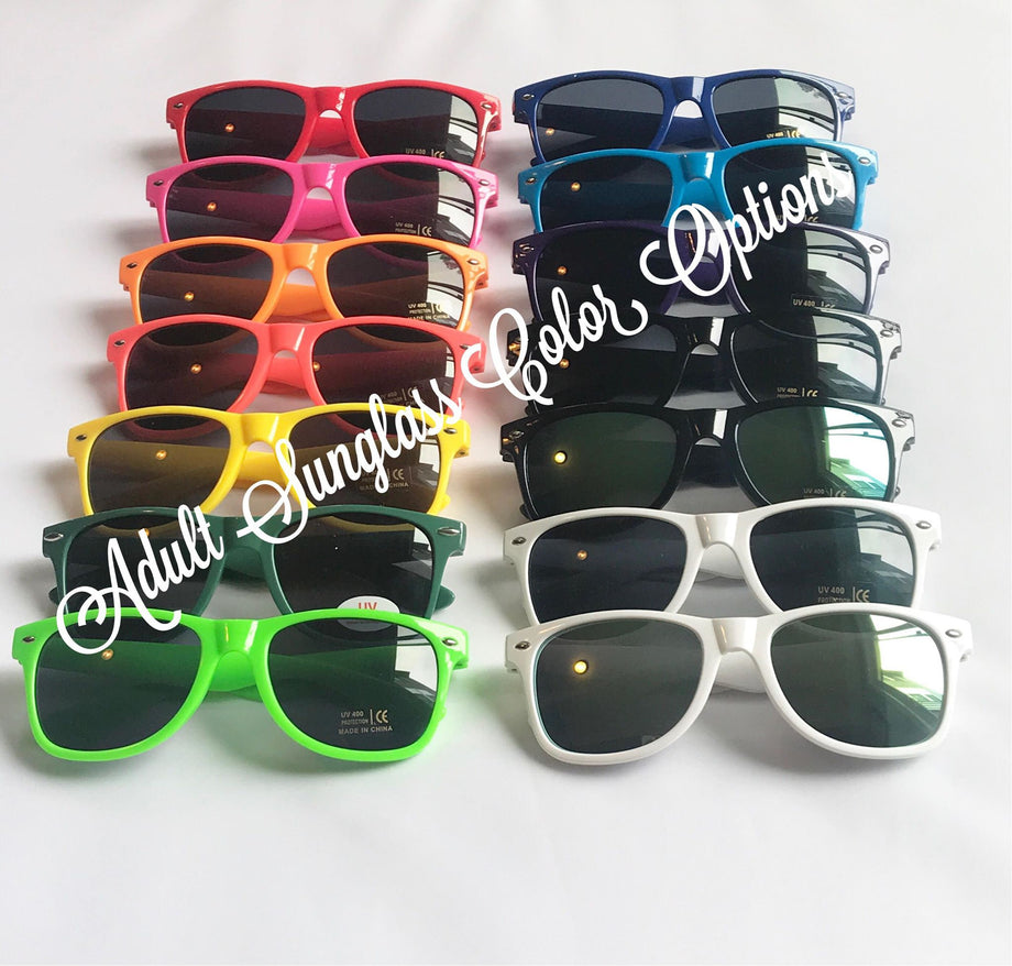 Colored sunglasses for wedding online