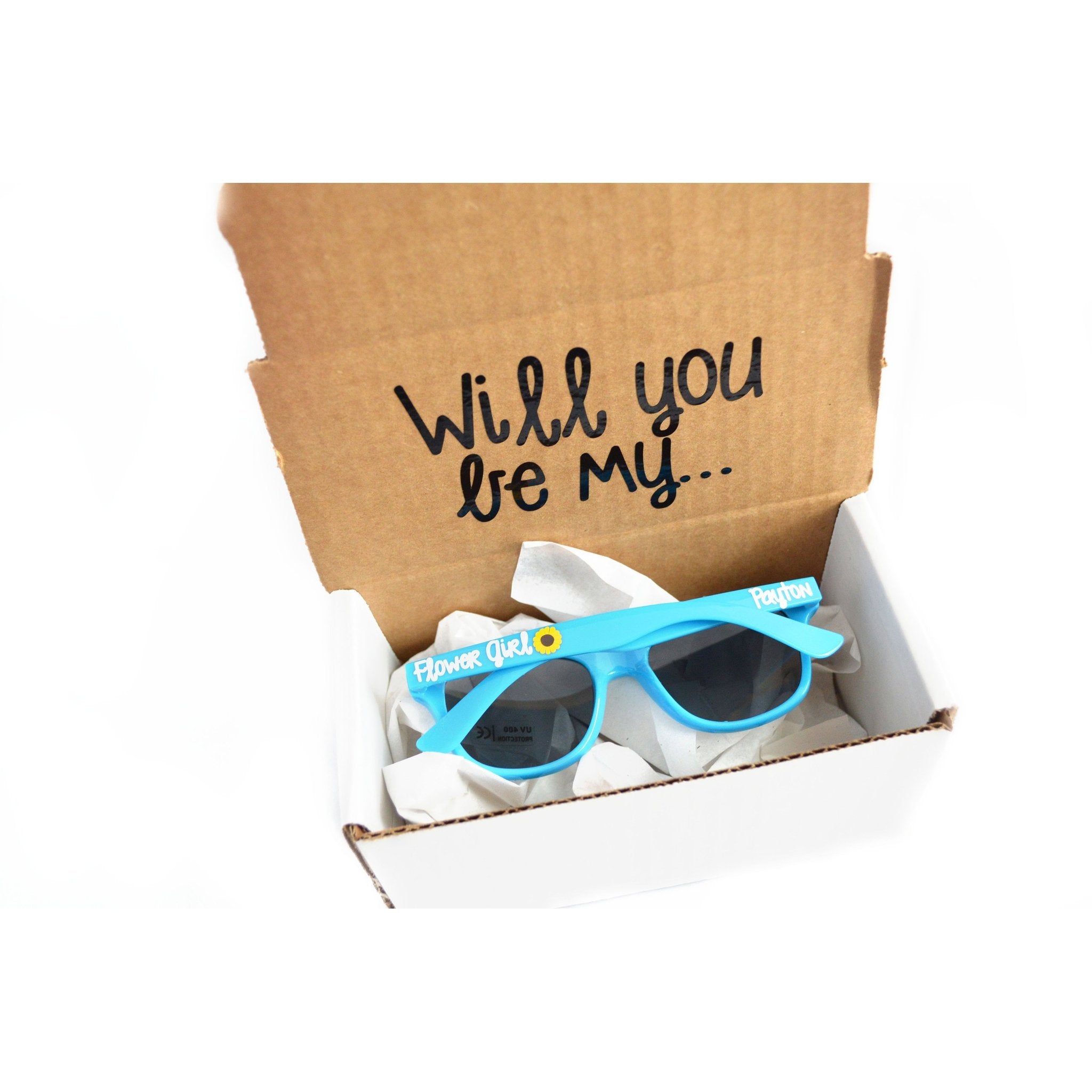 Will You Be My Flower Girl Sunglasses Proposal Box – BellaCuttery